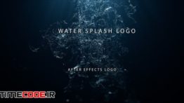 دانلود پروژه آماده افترافکت : لوگو آب Water Splash Logo