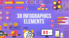 دانلود پروژه آماده افترافکت : المان اینفوگرافی Infographics Elements