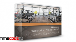 دانلود مدل آماده سه بعدی : لوازم باشگاه پرورش اندام 3D Gym Equipment – CGAxis Models Volume 57