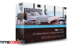 دانلود مدل آماده سه بعدی : تخت خواب CGAxis Models Volume 49 Bedrooms II