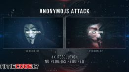 دانلود پروژه آماده افترافکت : هکر Anonymous Attack