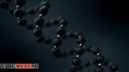 دانلود فوتیج موشن گرافیک : دی ان ای Blurred Grey DNA