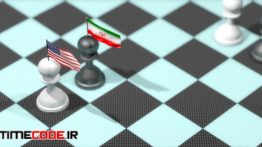 دانلود فوتیج سرباز ایران و امریکا روی صفحه شطرنج