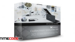 دانلود مدل آماده سه بعدی : کامپیوتر و لوازم برقی 3D Electronics IV – CGAxis Models Volume 59