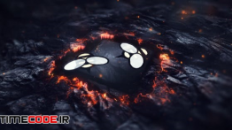 دانلود پروژه آماده افترافکت : لوگو آتش Fire Lava Logo