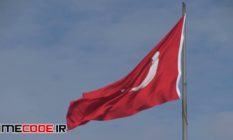 flag of turkey blowing in wind 44052 18 57 340