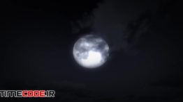 دانلود فوتیج ماه کامل در شب Full Moon