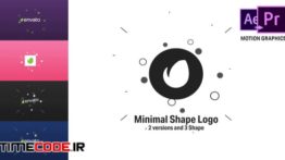 دانلود قالب آماده پریمیر : لوگو فلت Minimal Shape Logo