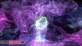 دانلود پروژه آماده افترافکت : لوگو پارتیکل Neon Fluid Particles Reveal