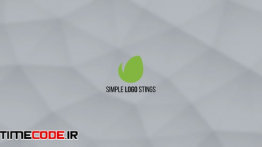دانلود پروژه آماده افترافکت : لوگو فلت Simple Logo Stings