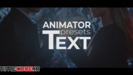 دانلود پریست متن برای افترافکت Text Animator Presets