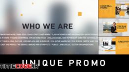 دانلود پروژه آماده افترافکت : تیزر تبلیغاتی Unique Promo V1 | Corporate Presentation
