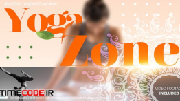 دانلود پروژه آماده افترافکت : تیزر تبلیغاتی باشگاه یوگا Yoga Zone