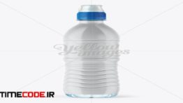 دانلود موکاپ قوطی آب معدنی 500ml Water Bottle With Sport Cap Mockup