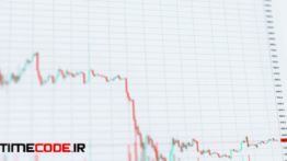 دانلود فوتیج موشن گرافیک : نمودار رشد بیت کوین Bitcoin Price Rise On A Candlestick Chart