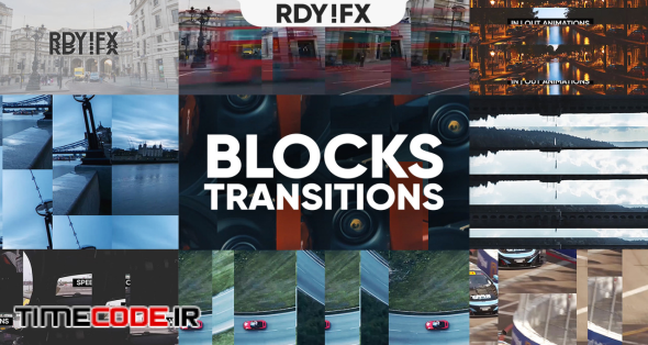 Transition Blocks Rise دانلود پریست پریمیر : ترنزیشن Blocks Transitions – تایم کد