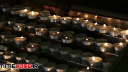 دانلود استوک فوتیج : شمع Candles In The Church