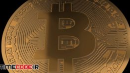 دانلود استوک فوتیج : سکه بیت کوین Bitcoin With Alpha Channel 01
