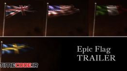 دانلود پروژه آماده افترافکت : تریلر پرچم Epic Flag Trailer