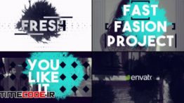 دانلود پروژه آماده افترافکت : اسلایدشو فشن Fashion Slideshow