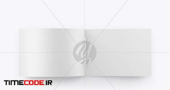 دانلود موکاپ کتاب افقی با قلم