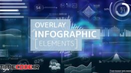 دانلود پروژه آماده افترافکت : المان اینفوگرافی Overlay Infographic Elements