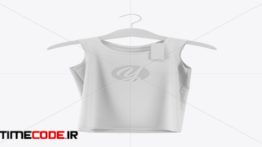 دانلود موکاپ زیرپوش مردانه Sleeveless Shirt On Hanger Mockup