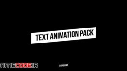 دانلود پریست متن برای پریمیر Text Animation