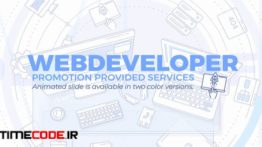 دانلود پروژه آماده افترافکت : تیزر تبلیغاتی طراح و برنامه نویس وب Web Developer Promo