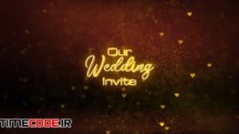 دانلود پروژه آماده افترافکت : کارت دعوت عروسی Wedding Invitation Titles