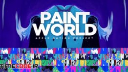 دانلود پروژه آماده اپل موشن : اسلایدشو Paint World