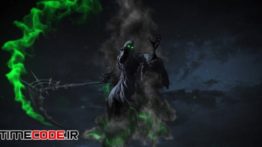 دانلود پروژه آماده افترافکت : آرم استیشن ترسناک سینمایی Cinematic Reaper Logo
