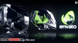 دانلود پروژه آماده افترافکت : لوگو الماس Dynamic Glass Logo Reveal