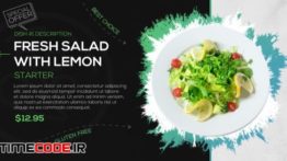 دانلود پروژه آماده افترافکت : تیزر تبلیغاتی رستوران Food Dishes Promo
