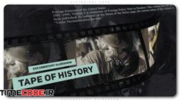 دانلود پروژه آماده افترافکت : کلیپ مستند نگاتیو Historical Tape Documentary Slideshow