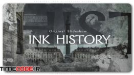 دانلود پروژه آماده افترافکت : نمایش عکس با پخش شدن جوهر Original Inks Historical Slideshow