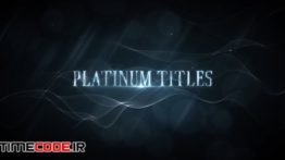 دانلود پروژه آماده افترافکت : تایتل Platinum Luxury Titles