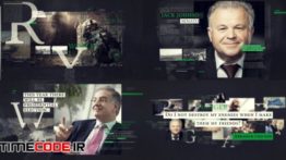 دانلود پروژه آماده افترافکت : تیزر تبلیغاتی سیاسی Political Promo TV