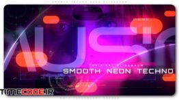 دانلود پروژه آماده افترافکت : اسلایدشو Smooth Techno Neon Slideshow
