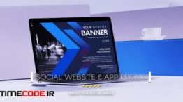 دانلود پروژه آماده افترافکت : تیزر معرفی اپلیکیشن Social Website Promo & App Promo