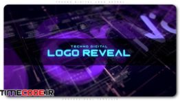دانلود پروژه آماده افترافکت : لوگو تکنولوژی Techno Digital Logo Reveal