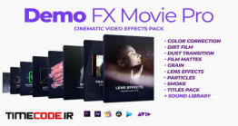 دانلود مجموعه افکت اصلاح رنگ و نور فیلم Demo FX Movie Pro Cinematic Effects
