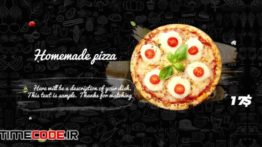 دانلود پروژه آماده افترافکت : تیزر تبلیغاتی رستوران Food Menu Promo