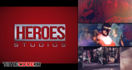 دانلود پروژه آماده افترافکت : آرم استیشن با تم کمیک بوک Heroes Logo Intro
