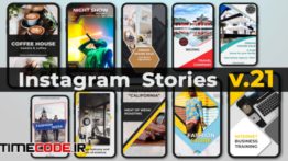 دانلود پروژه آماده افترافکت : استوری اینستاگرام Instagram Stories V.21