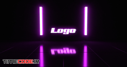 دانلود رایگان پروژه آماده پریمیر : لوگو پارازیت Neon Glitch Logo