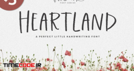 دانلود فونت انگلیسی دستنویس Heartland Handwriting Font