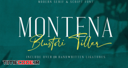 دانلود فونت انگلیسی Montena & Blustori Tiller