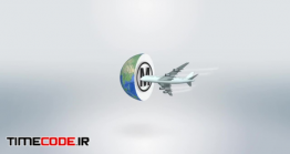 دانلود پروژه آماده افترافکت : لوگو آژانس هواپیمایی + موسیقی Air Traveler