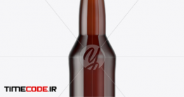 دانلود موکاپ شیشه نوشابه Amber Glass Bottle Mockup